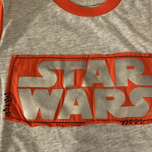Disney Parks Star Wars in Silver Gray & Red Shirt - Picture 3 of 4